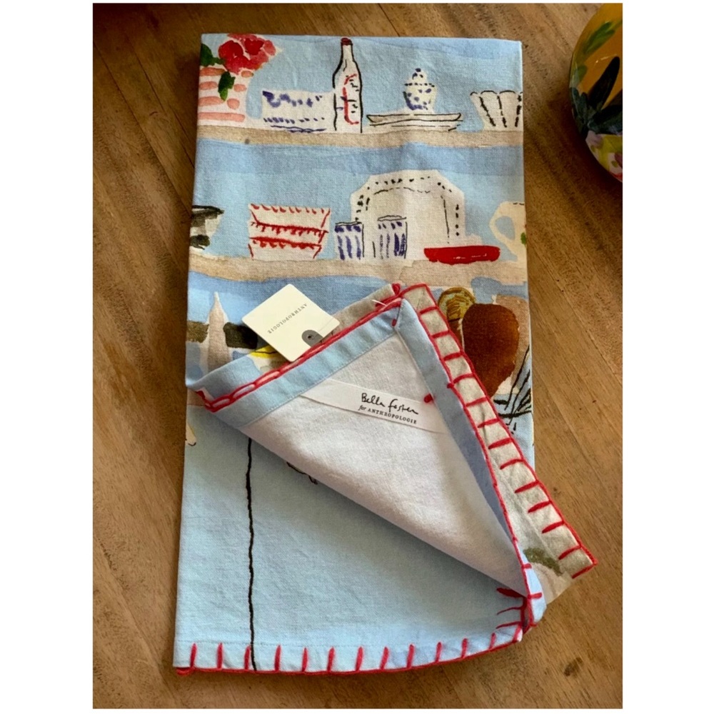 Bella Foster Shelfie Dish Towel Anthropologie NWT - Picture 10 of 16